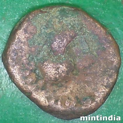 195 to 230 Kushan Empire VASUDEVA II Dracham coin EF243