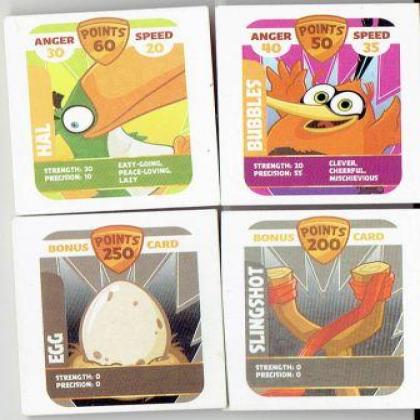 ANGRY BIRD ALL DIFFERENT BONUS CARDS L3