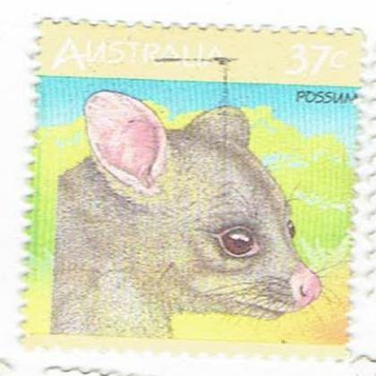 AUSTRALIA  37C POSSUM MOUSE COMMEMORATIVE STAMP WS 06