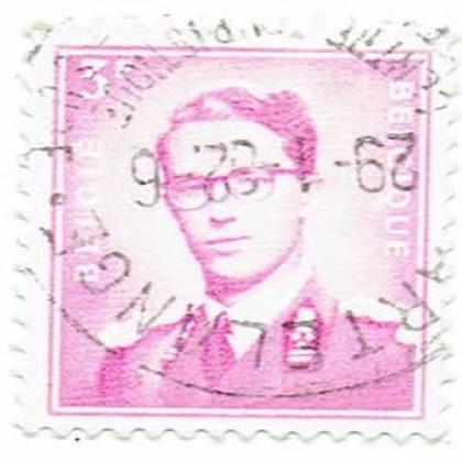 BELGIUM 3frank KING BAUDOUIN COMMEMORATIVE STAMP WS7