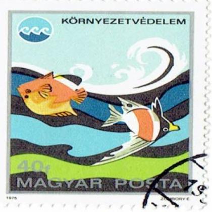 FISH COMMEMORATIVE STAMP WS 5