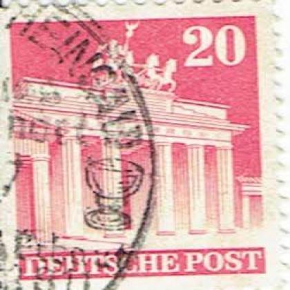 GERMAN DEUTSCHE POST 20 COMMEMORATIVE STAMP WS06